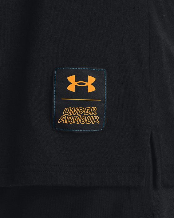 Men's UA Scribble Short Sleeve, Black, pdpMainDesktop image number 3